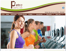 Tablet Screenshot of petro-fitness-reha.de